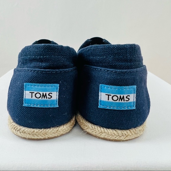 TOMS Men’s Jean and Jute Lining Shoes - Picture 6 of 12